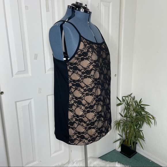 Torrid Nude & Black Lace Foxy Cami NWT Size 4X - Picture 6 of 15